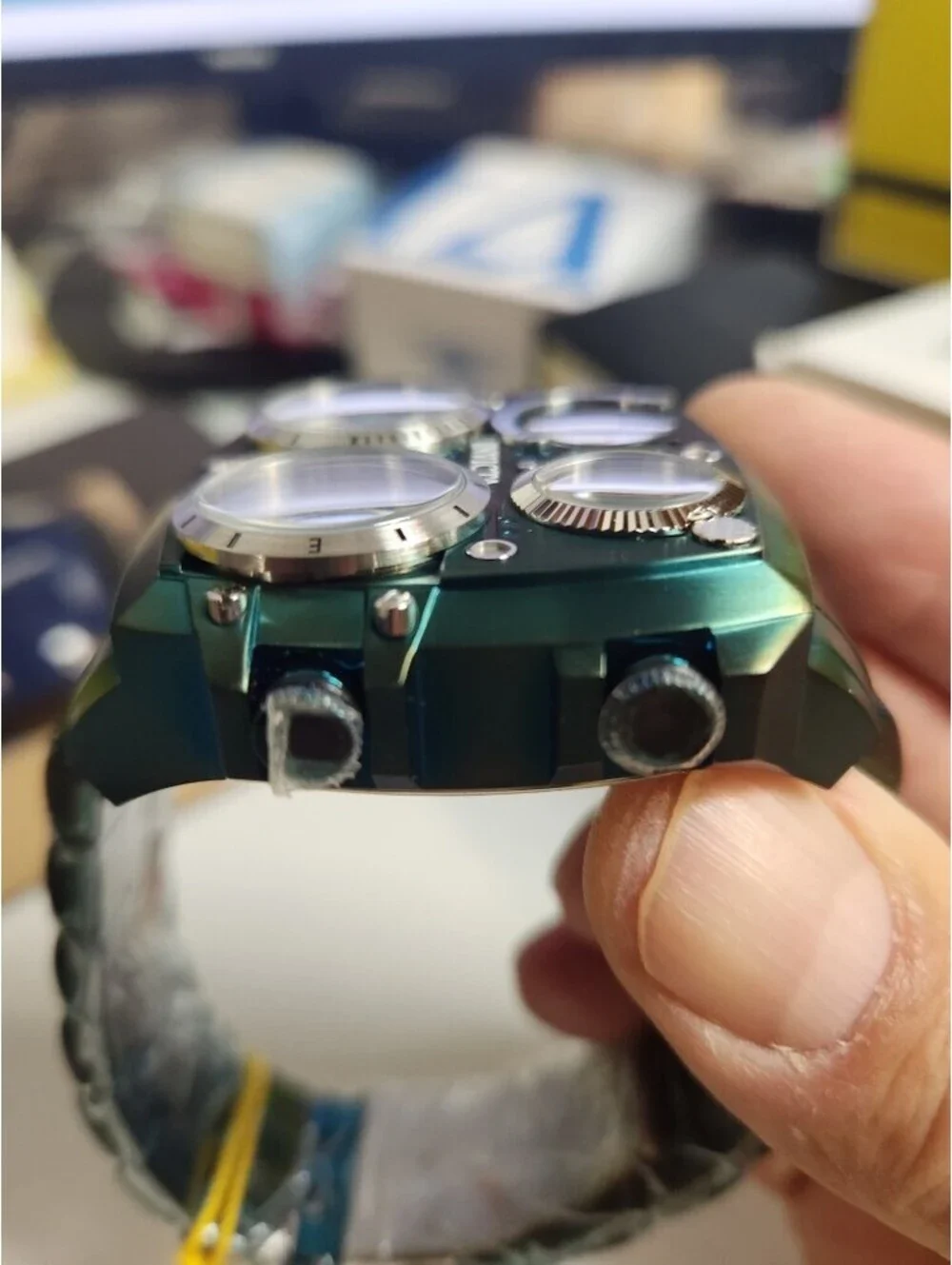 Invicta Aviator Zulu Time Men's Watch - 50mm, Green (50657)